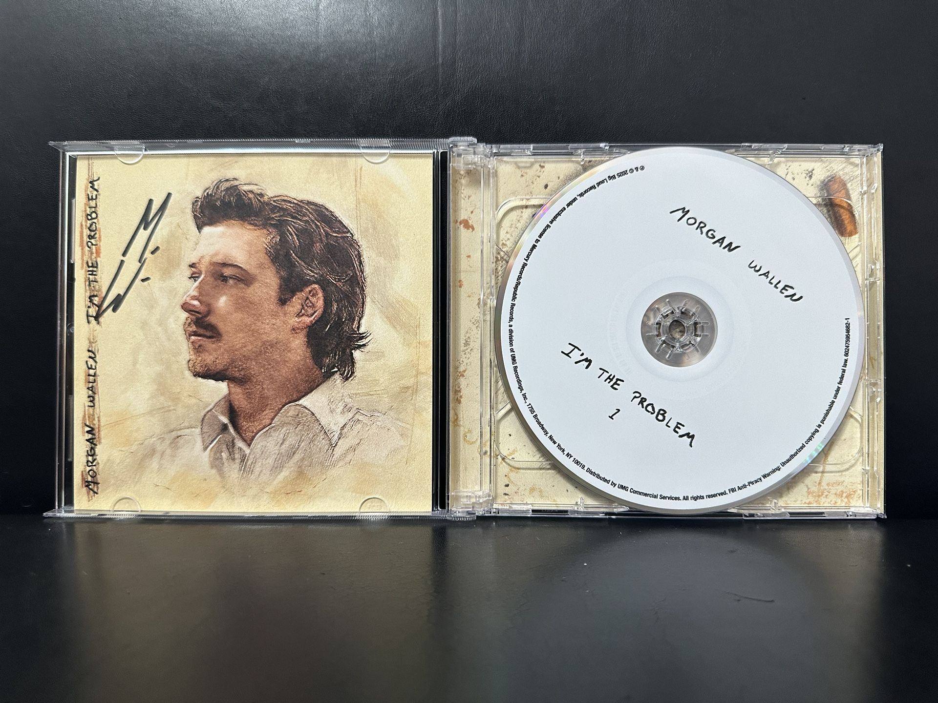 SIGNED Morgan Wallen I’m The Problem 2CD Autographed Insert
