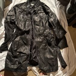 Black Faux Leather Jacket