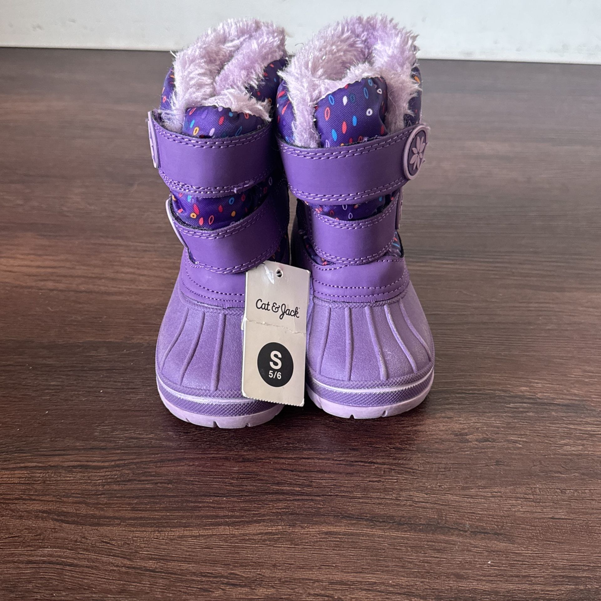 Purple Snow Boots