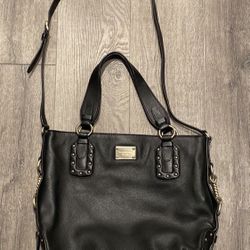 Michael Kors Leather Purse W/Gold Hardware