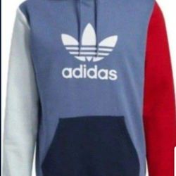  ADIDAS ORIGINALS BL TREFOIL GR9749 COLORBLOCK MEN'S THICK SWEATER SIZE MEDIUM MULTI COLORS BAGGY  BRAND NEW WITH TAGS CHECK OUT THE REST OF MY OFFERS
