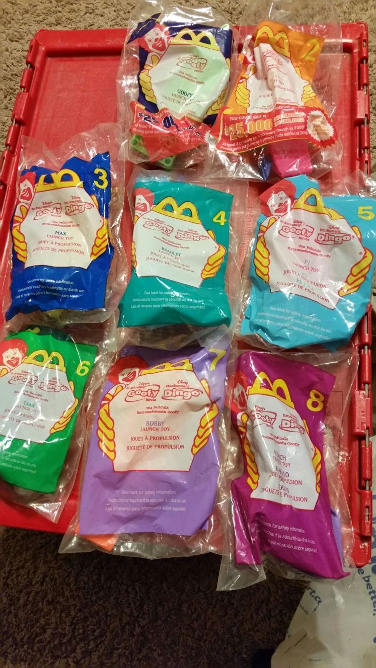 2000 McDonald's happy meal toys