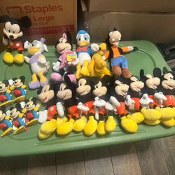 Mickey Mouse Plushies
