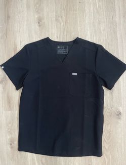FIGS Scrub Top – Black, Size Small – $20