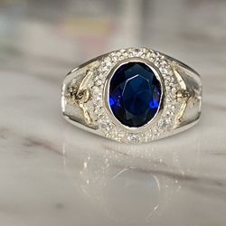 Man ring  silver 925 and gold 10k  size 9, 10, 11 men rings  Silver 925 Sterling with 10k-Gold-Laminated Parts  Very fine man Ring: This high-quality 