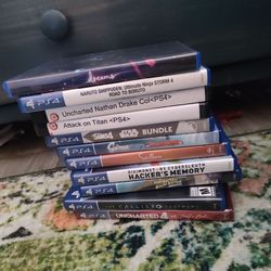 PS4 games, $10 each.