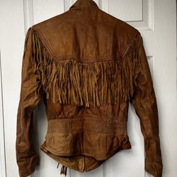 Wilsons Leather Fringe Jacket 