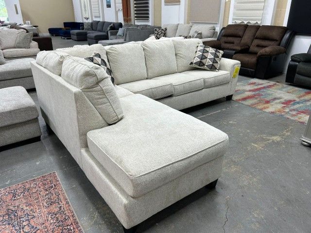 ABINGER NATURAL RAF SLEEPER SECTIONAL