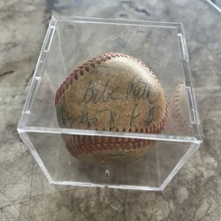 Vintage Baseball with signatures