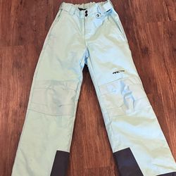 Arctix Kids Snow Pants Blue Insulated Ski Pants 5k Waterproof Size Medium 10/12