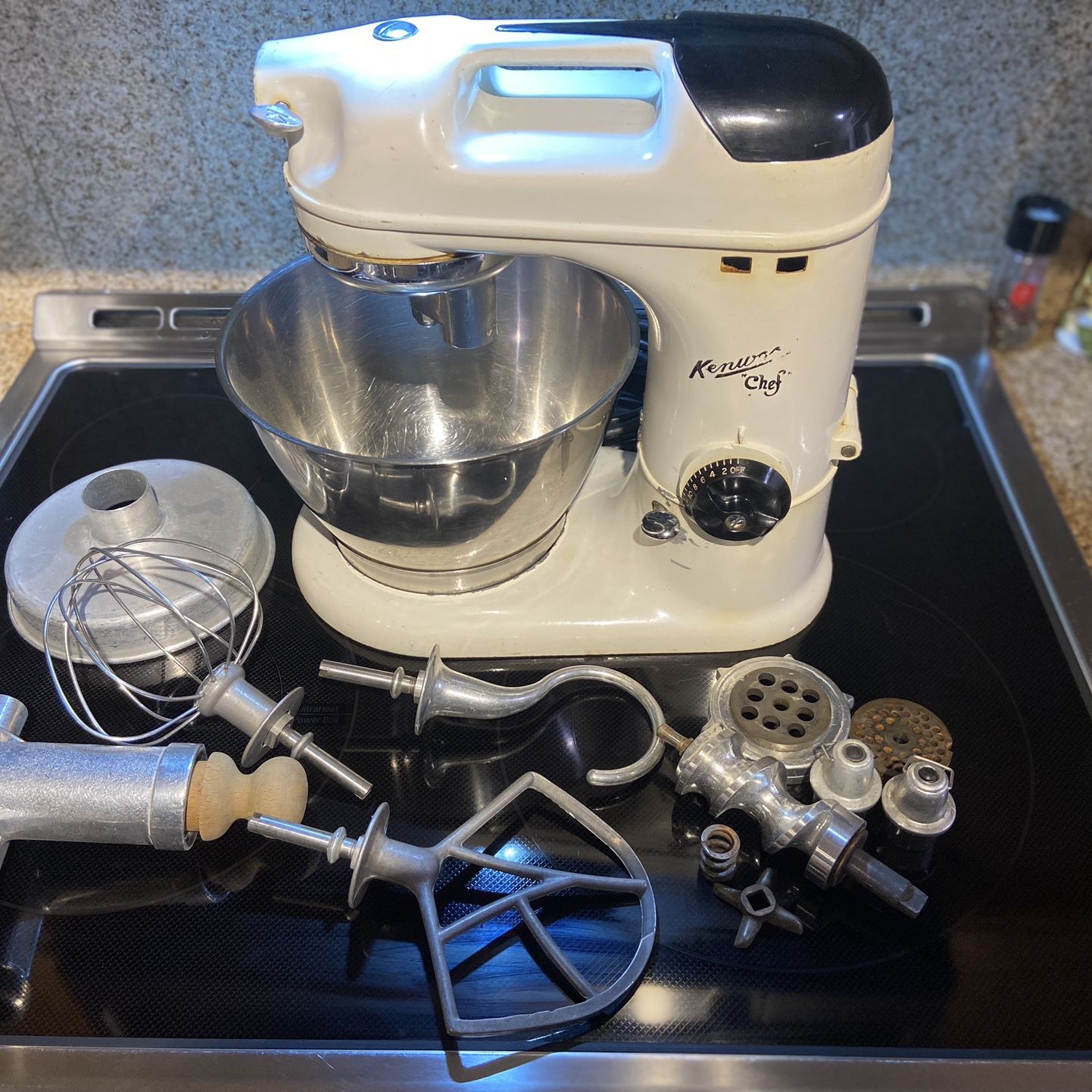 Vintage Kenwood Chef Stand Mixer With Lots of Attachments