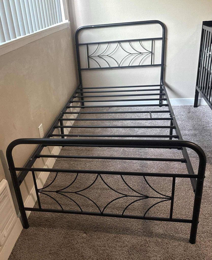 Twin XL Metal Bed Frame