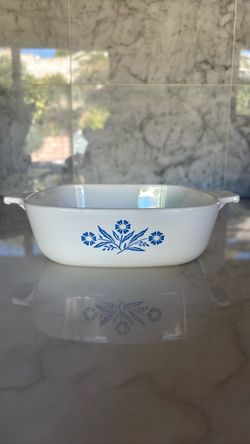 Vintage Corning Ware 1Qt. blue cornflower casserole dish