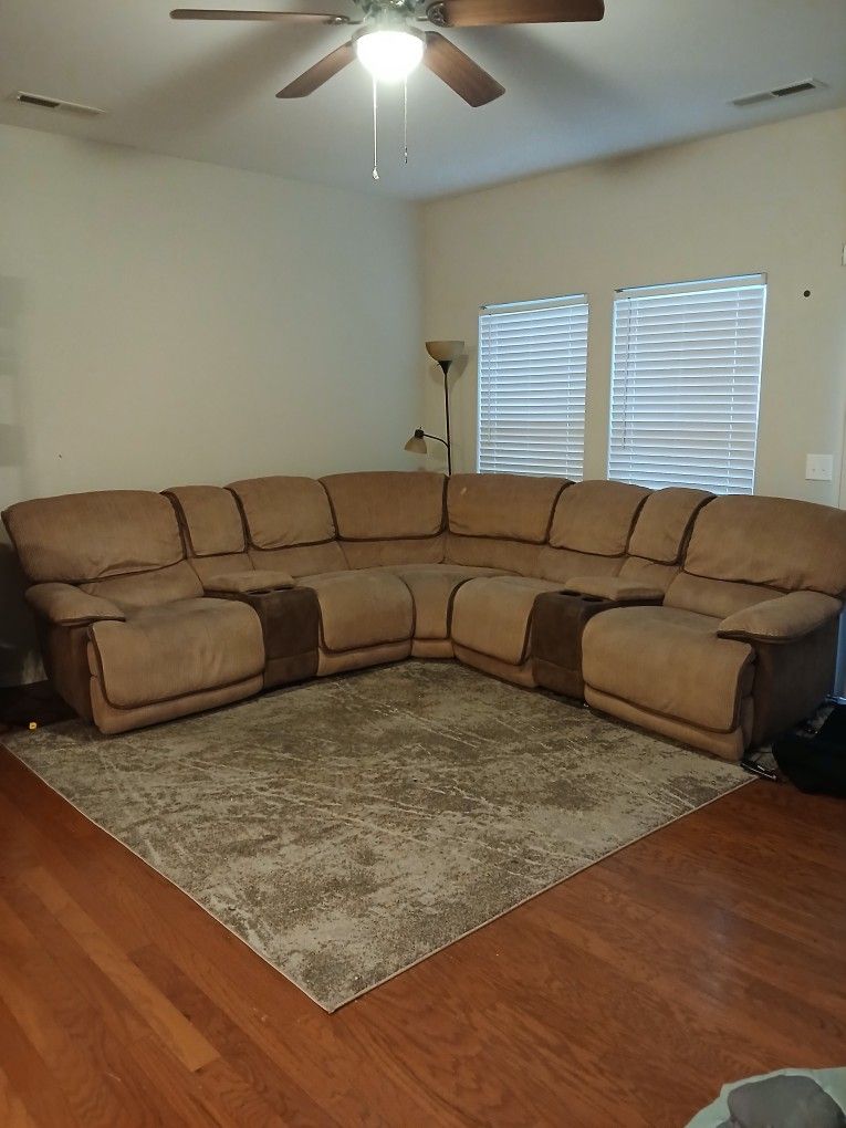Electric 3 Recliner Couch