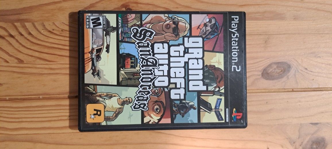 Gta San Andreas Ps2 Video Game