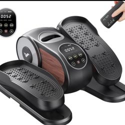 MERACH Under-Desk Elliptical Exerciser | 12 Speeds | Motorized Seated Elliptical