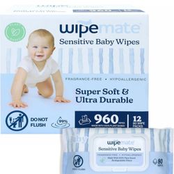 Baby 🍼 Wipes 12 Pack -New