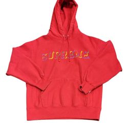 Supreme Drop Shadow Hooded Sweatshirt Size Small 