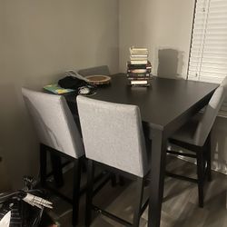 Black Table And Chairs