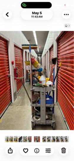Cleaning cart plus Items