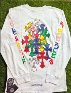 Chrome Hearts Multi-Color Cross Long Sleeve Tee
