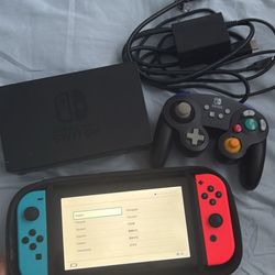 Nintendo Switch With Extra Controller 