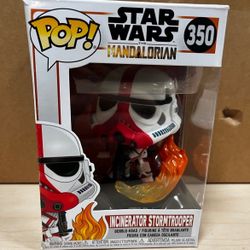 Funko POP! Star Wars Incinerator Stormtrooper #350 box damage