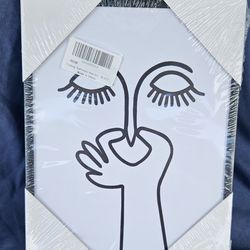 New in package Bathroom Print in Frame