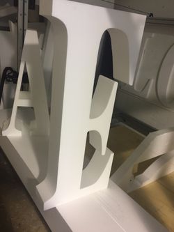 Foam letter