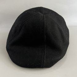 Stetson Wool Blend Flat Cap Cabbie Newspaper Boy Mens Hat Black Size M  