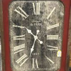 World Market Wall Clock With Antique Finish