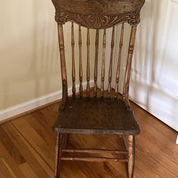 Antique Wooden Rocking Chair
