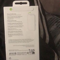 Clear iPhone 16 MagSafe Case