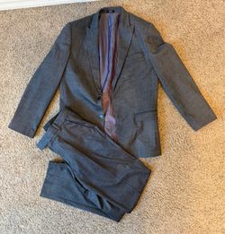 Boys gray suit size 18