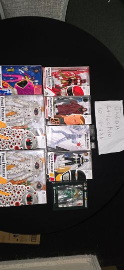 Power Rangers Action Figure Lot – 8 Items