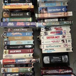 Assorted VHS Tapes 