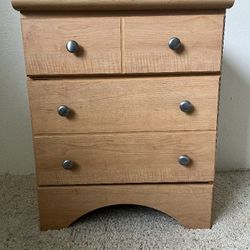Tan Side Table For Desk Or Bed