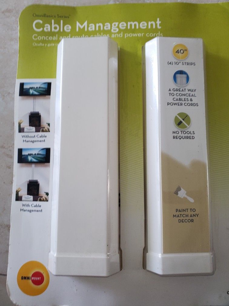 New Cable Management Covers The Cable Wires White 