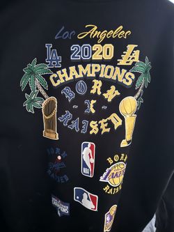 Born X Raised Dodgers/Lakers Hoodie XL
