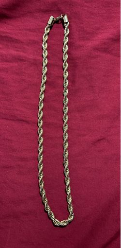 14k gold plated chain 10mm 20 inch $60