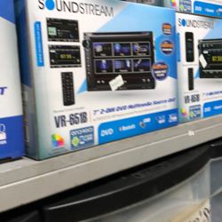 Soundstream Double Din Stereo Bluetooth Radio 
