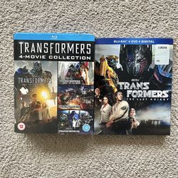 Transformers 1-5 Full Saga By Micheal Bay Blu-Ray Set
