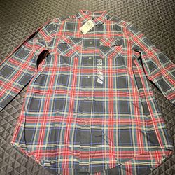 Polo Ralph Lauren Plaid Button Down Shirt Boys XL (18–20) Red Green Classic NWT