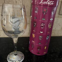 Trophy Wife Wine Glass By Lolita