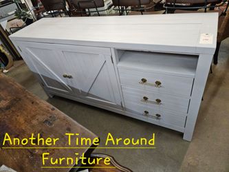 Buffet Cabinet Large WhiteWe are located at 2811 East Bell road. Another Time Around Furniture.