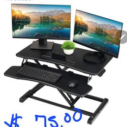 Computer Desk, Stand Or Sit