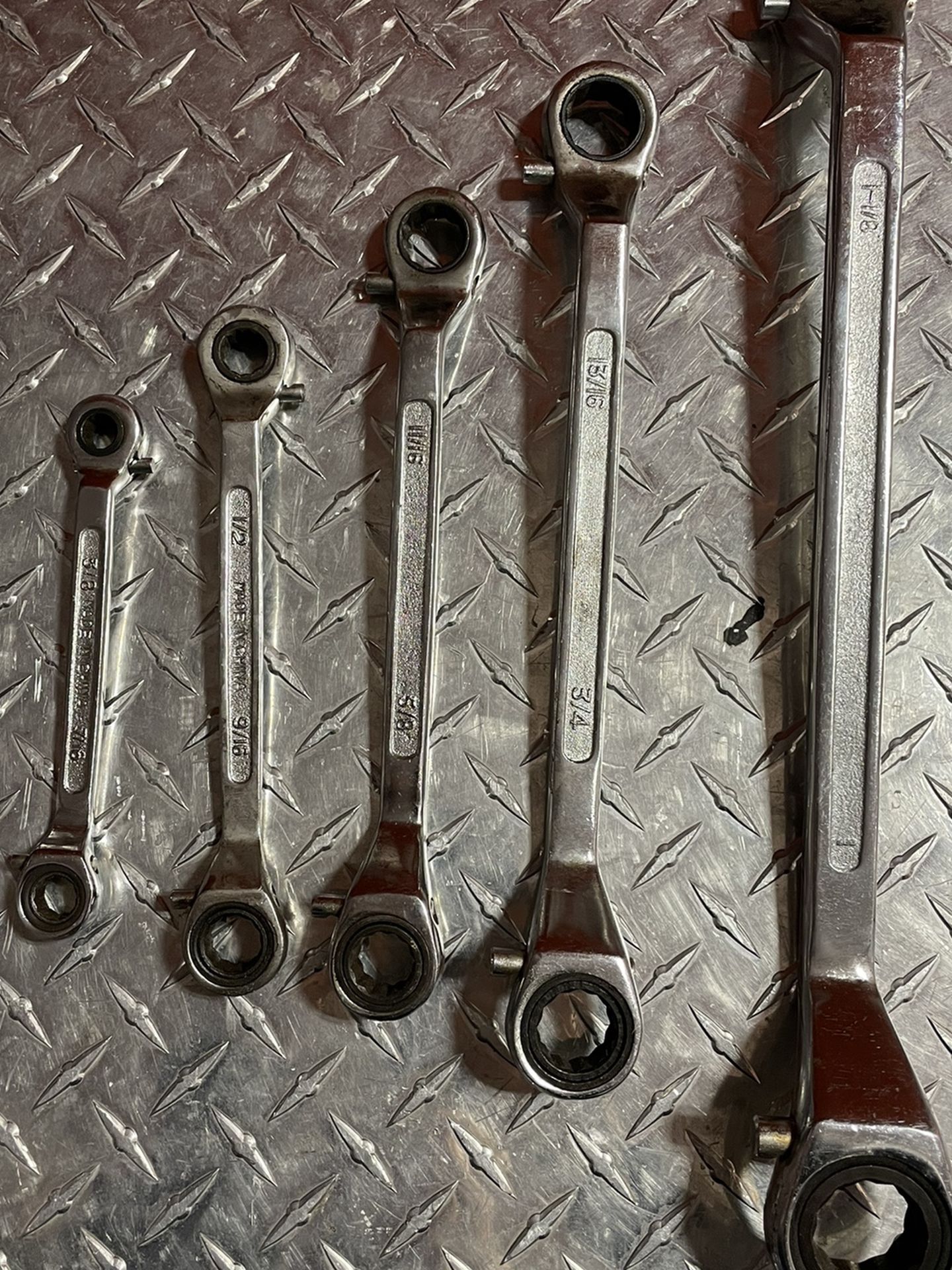 Off Set Ratcheting Wrench Set Of 5