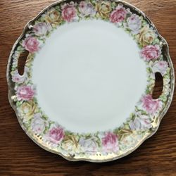 Antique Limoges Cake Plate 