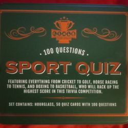Sport Quiz Game