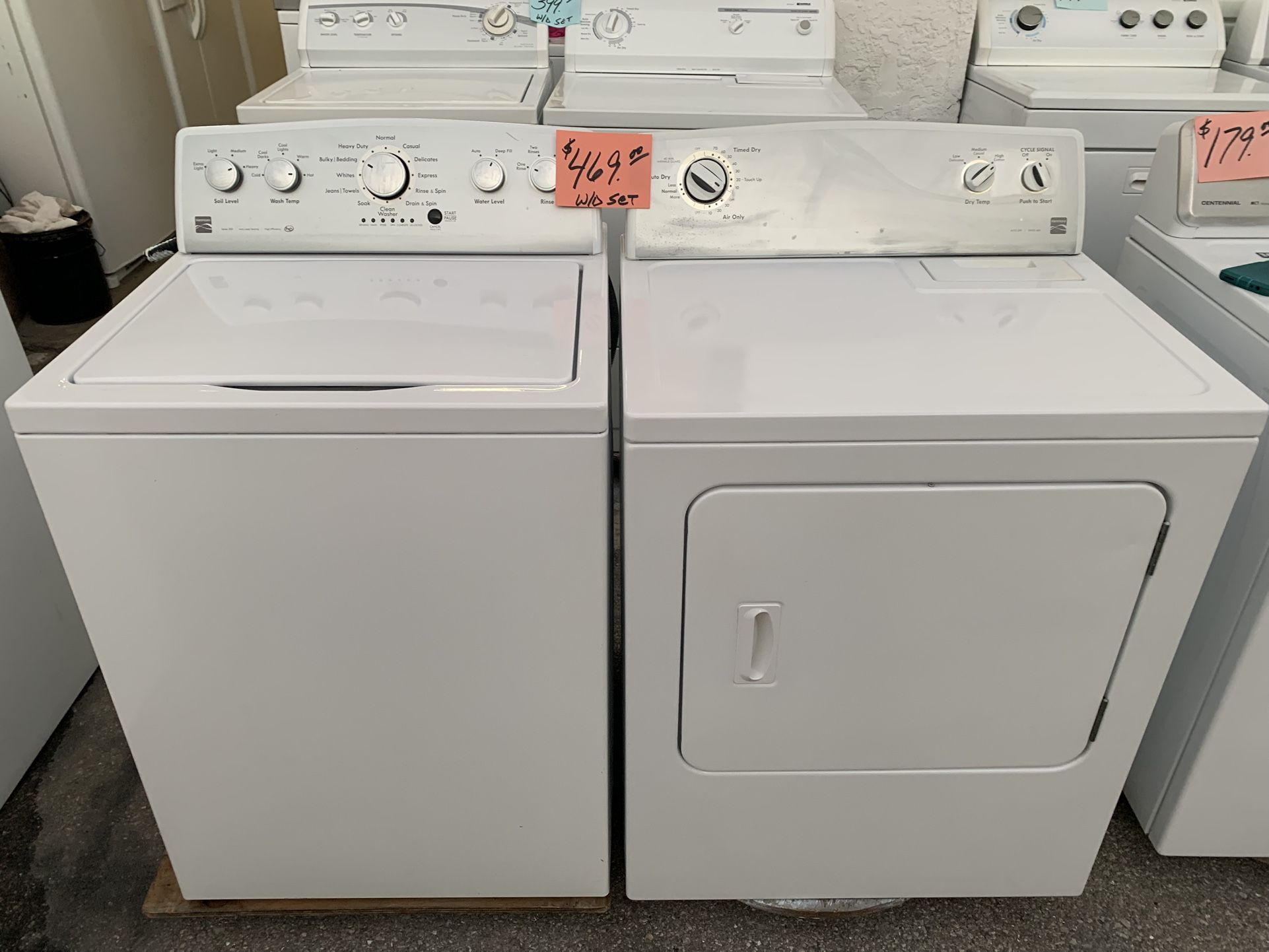 Kenmore Washer And Dryer King Size Excellent Work Perfectly. Warranty. Delivery Available. 2522 Market St Ft Myers 33901